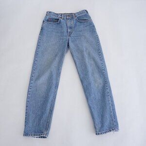 Vintage '90s Levi's 532 Mid Wash Straight Leg Blue Denim Jeans 32x30